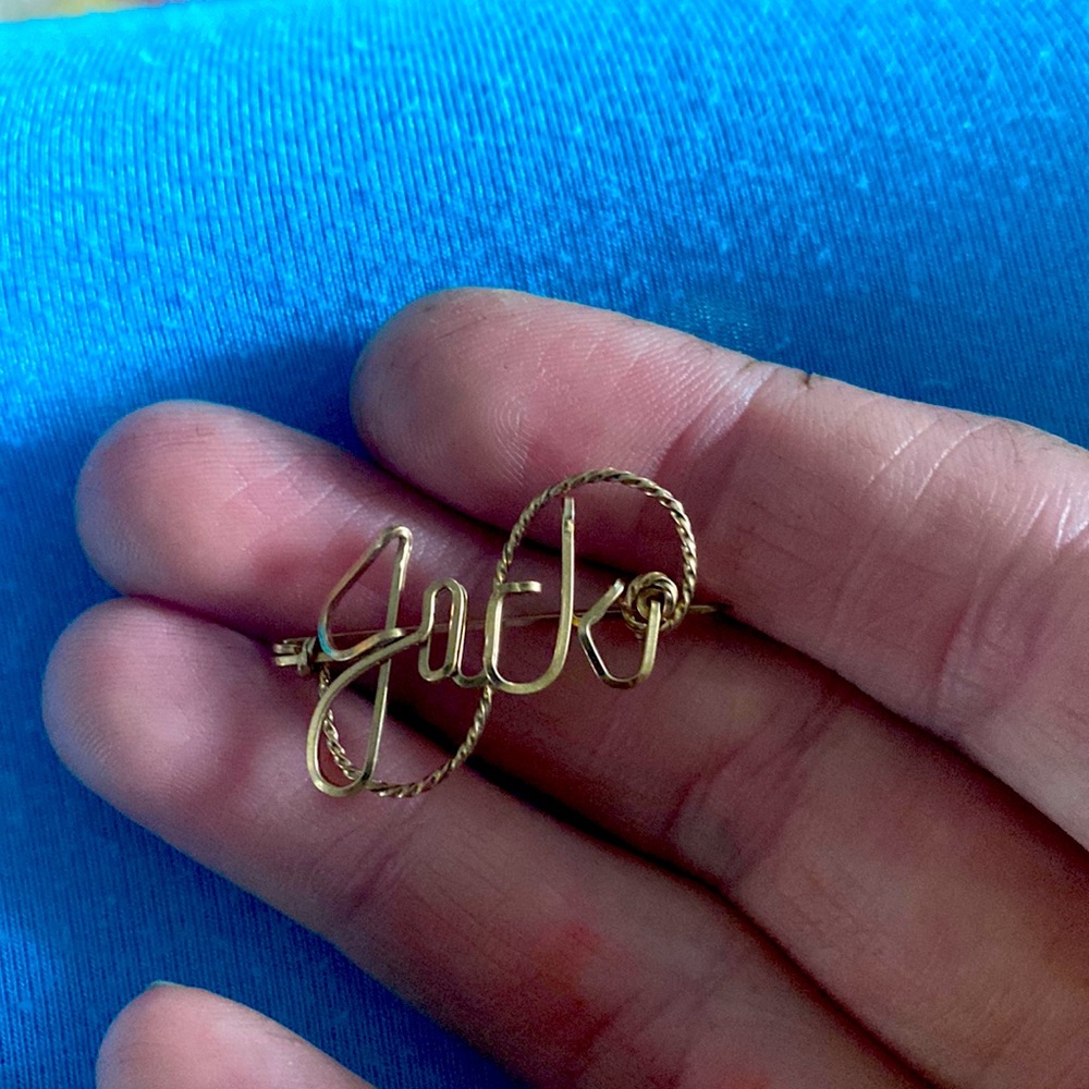 Jack name pin